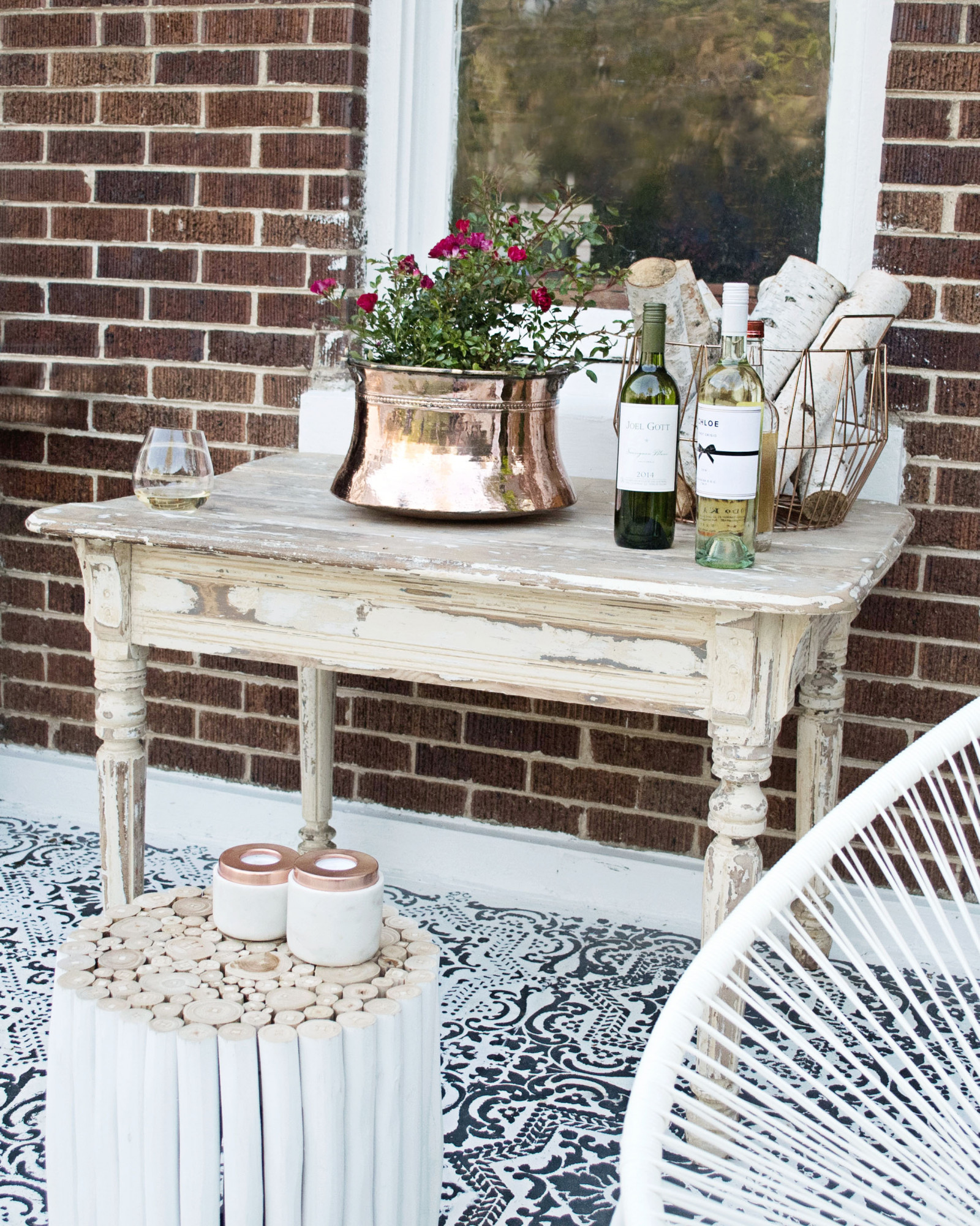 kindred vintage patio makeover