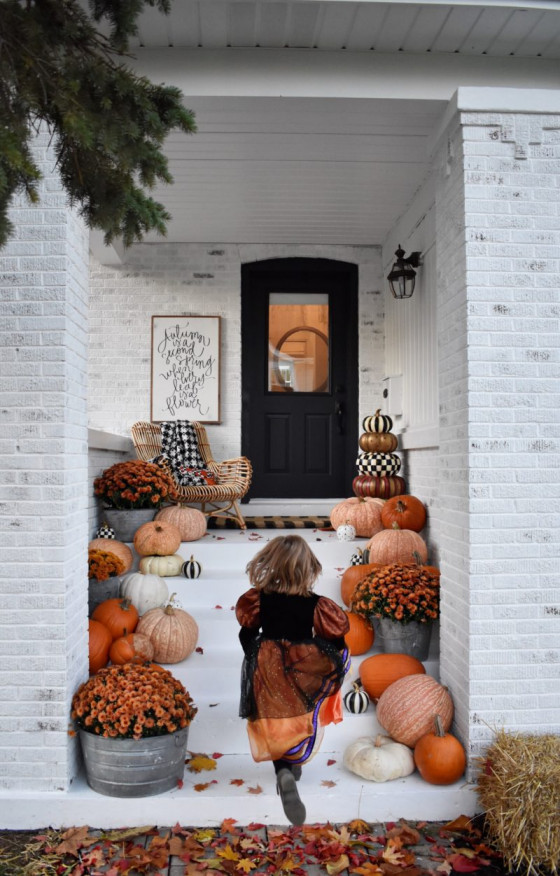 Autumn Entryway Decked Out in Mackenzie-Childs - Kindred Vintage