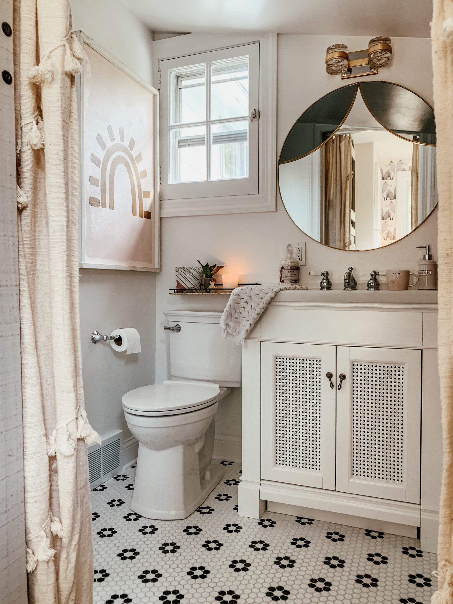 vintage small bathroom color ideas