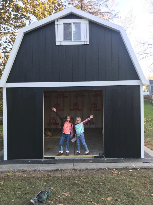 Our Tuff Shed Build Kindred Vintage